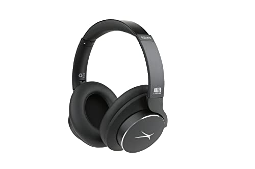 Altec Lansing Comfort Q+ Bluetooth Headphones, Active Noise Cancellation, Comfortable, Quite, Noise Cancelling Headphone, Up to 26 Hours of Playtime, 30 Ft. Wireless Range, Black