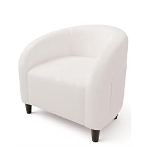 GarveeHome Accent Chair Living Room Chairs Boucle Barrel Chairs Round Armchairs for Bedroom Waiting Room Office Reception Chairs(Beige)