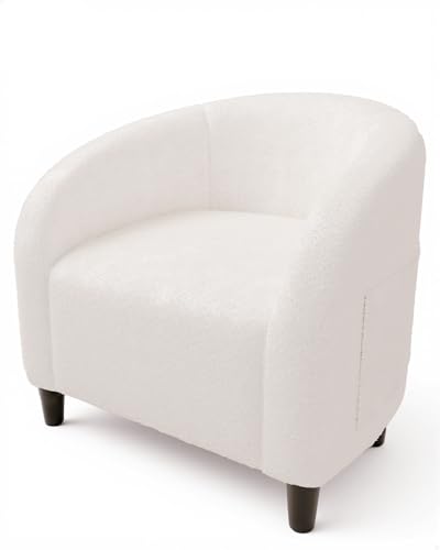 Boucle Barrel Accent Chair – Comfort and Style