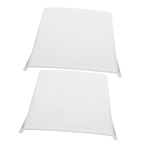 Funda para cámara para exteriores de plástico blanco Operitacx de fácil instalación 2 juegos