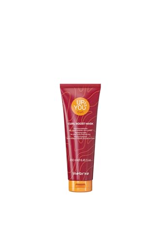Inebrya Up To You Curl Boost Mask Maschera idratante per capelli ondulati, ricci e crespi, 250 ml