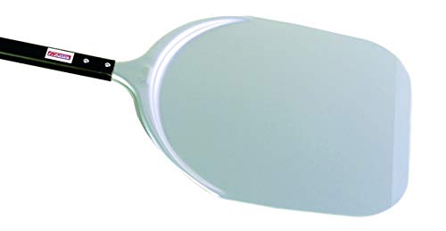 GI.Metal. eta001 pala para pizza, Rectangular, Aluminio, 32 cm, Color Plateado
