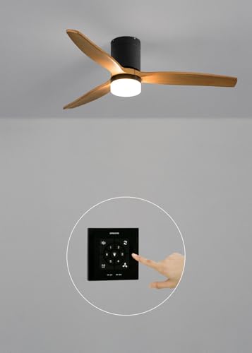 Ventilateur de plafond Create Avec lumière Silencieux Effet bois - vue 5
