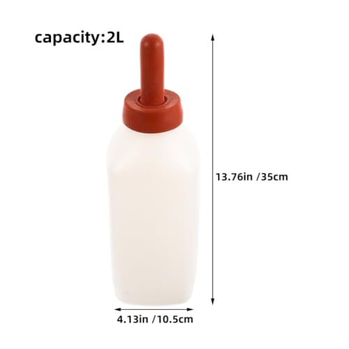 Biberón de corderos y terneros vertical de 2l: evite pérdidas de leche en la granja 2