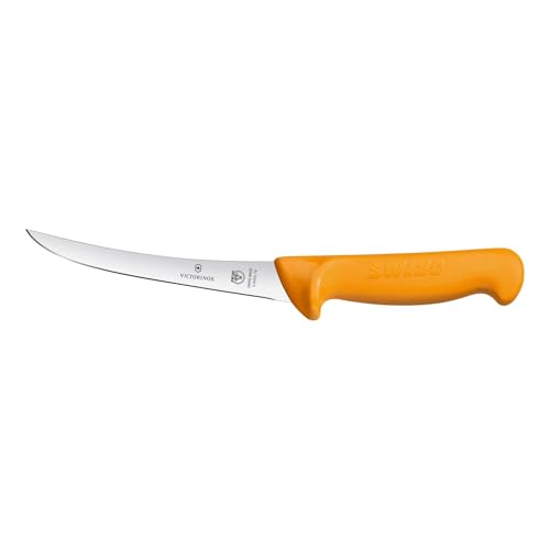 Victorinox Swibo Ausbeinmesser Normaler Schliff, 16 cm Klingenlänge Küchenmesser, Edelstahl, Schwarz