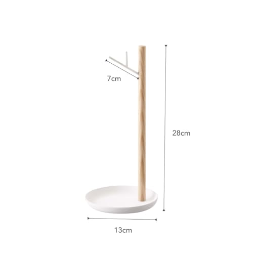 Yamazaki Tosca - Supporto Per Banane, Colore: Bianco - 6