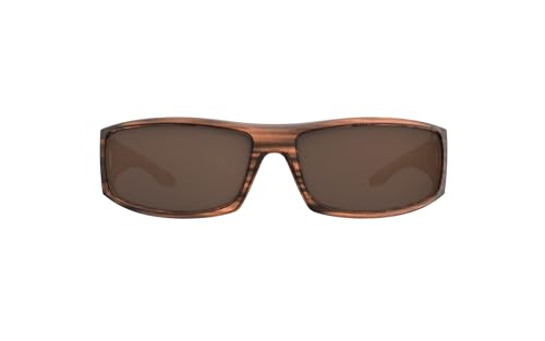 Spy Optic Men's Cooper Rectangular Sunglasses, Brown Stripe Tort-Happy Bronze, 60mm2