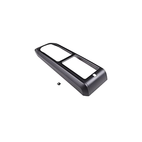 Car ABS Control Gears Shift Panel Protective Trim Frame Compatible with Toyota Tacoma 2015 2016 2017 2018 2019 2020 2021 2022 2023 Gears Shift Cup Holder Trim Frame Accessories (Matte Black)