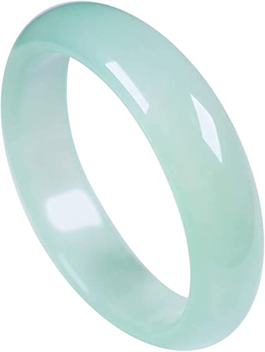 Bracelet en jade vert naturel authentique jonc en jade véritable femme