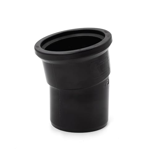 15° Bend (Single Socket), Black Kayflow 110mm Soil & Waste Pipe Fitting