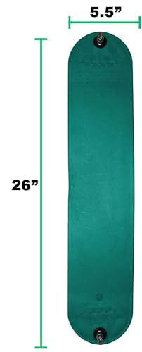 Image of Flexible Swing Seat Set for Kids /Adults Outdoor Park Garden Tree Backyard with Meter Plastic Coated Chain, Weight Support Upto 150kg, (1.5 Meter, Green)