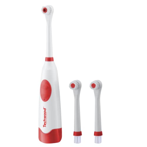 Techwood TBAD-035 Brosse à dent éléctrique + 3 Brossettes Cover