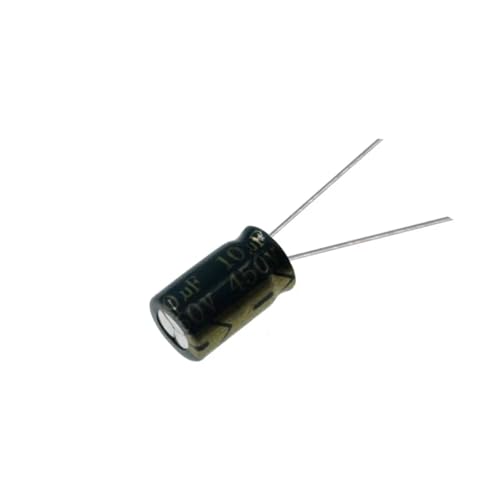 Condensateur électrolytique 10uF 450V radial 10x16mm pour réparation PCB