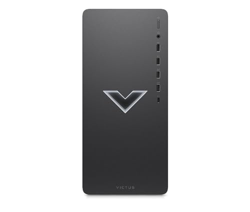 HP Victus 15L TG02-0004sl Desktop, AMD RYZEN 5 5600G, 16 GB RAM DDR4, 512 GB SSD, RTX 4060 8 GB GDDR6, PSU 80 Plus Gold 350 W, Windows 11, 3 Monate PC Game Pass inklusive, grau