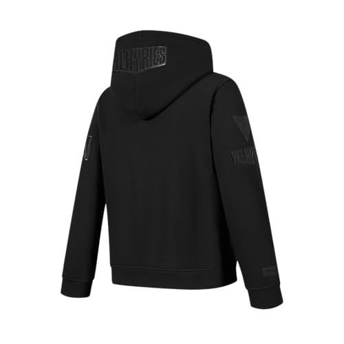 Big Boys WNBA Classic Triple Black Fleece Full Zip Hoodie4