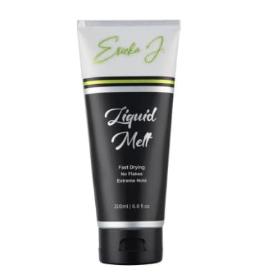 Ericka J Liquid Melt Wig Glue-Less Gel – Lace Front Wig Melt, Extreme Hold Hair Bonding Gel for Wigs & Edges, Fast Drying, Non-Flaky, 24-Hour Glueless Lace Hold (6.8 oz)