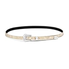 Light Brown Leather Band Silver Buckle