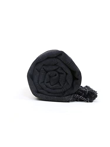 Textila Turkish Beach Towel 35X60 Inch 100% Cotton Beach Towel Soft & Highly Absorbent Towel For Beach & Pool, Light Weight & Sand Free Grey Beach Towel #TOP2