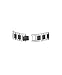 Lacoste Metropole Link Bracelet for Men - Stainless Steel Jewelry - Adjustable Band - Iconic Collection, Fashion Accessory - Gift For Him