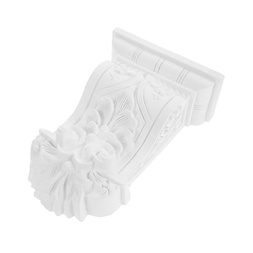 Consoles décoratives en PU blanc de qualité supérieure avec moulures artistiques
