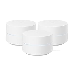Google WiFi AC1200 – Sistema WiFi de malla – Enrutador WiFi – Cobertura de 1500 pies cuadrados – Embalaje no minorista (paquete de 3)
