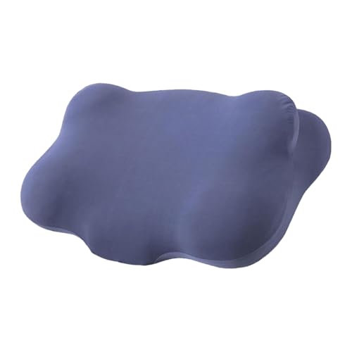 Cloud Align Pillow, Cervical Memory Foam Pillows for Neck Pain Relief, Ergonomic Contoured Neck Pillow for Sleeping, Orthopedic Posture Pillow for Side Back Stomach Sleepers(Dark Blue,27in)