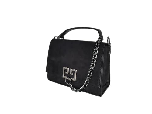 Petit sac à bandoulière fait main pour femme, sac de soirée noir et élégant
