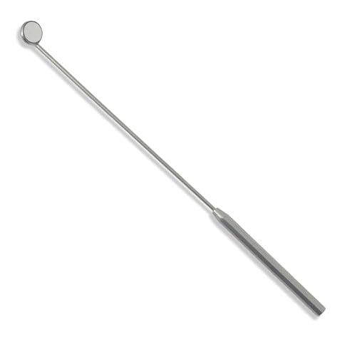 Laryngeal Oral Mirror No. 1 with Handle, 12MM Dia. Cover