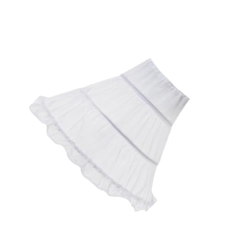 mophrati De Crinolina Para Niñas Media Enagua Decoración Blanca Versátil Para Fiestas De Disfraces Mejorador Vestimenta Elegante Para Regalos Enagua 3 Aros Para Niñas Disfraces 55 Cm Cosplay