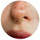 16G Septum Ring Hinged Septum Clicker Nose Ring Septum Piercing Jewelry