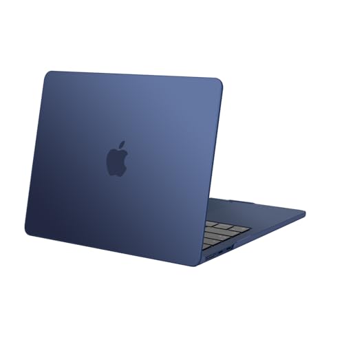 Image of MOSISO Compatible with MacBook Air 13 inch Case M5 2026 M4 2025 M3 M2 2024-2022 A3449 A3240 A3113 A2681, Scratches-Resistant Protective Hard Shell for MacBook Air 13.6 inch Case, Midnight