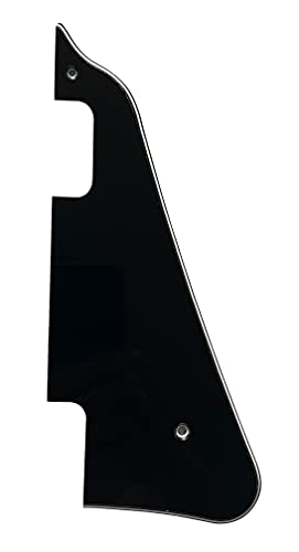 Pièces de guitare pour Gibson Epiphone Les Paul LP P90 Style Pickguard (3 plis) Noir