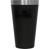 STANLEY(スタンレー) NEW スタッキング真空パイント 0.47L ブラック2.0 真空断熱タンブラー ステンレス コーヒー 保温保冷 ビール アウトドア スポーツ観戦 食洗機対応 保証 (日本正規品)