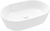 Villeroy & Boch Architectura Aufsatzwaschbecken Oval Ohne Überlauf 60x40x15,5 cm Alpin Weiß