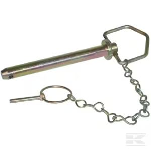 RFE Kramp Cat 1 Tractor Top Link Pin / Drawbar Pin With Folding Handle & Clip 19x162mm Z519157KR