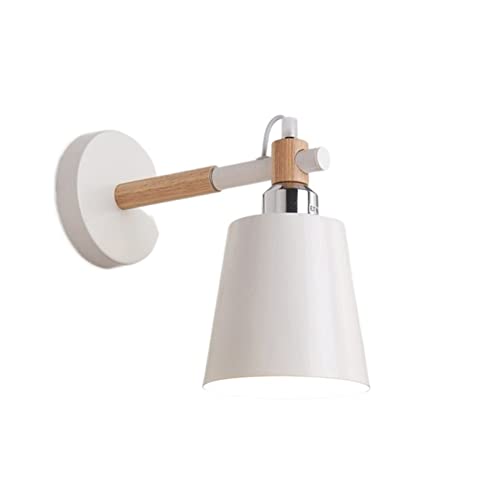 Éclairage mural en fer créatif au design moderne de couleur blanche pour une décoration soignée