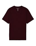 American Eagle Mens Super Soft Icon V-Neck T-Shirt Xl Burgundy