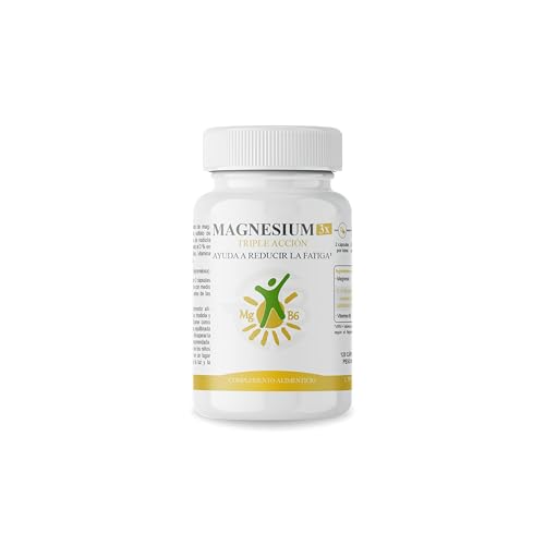 JANINE BENOIT | Magnesio 3X | Con Bisglicinato, Citrato y Sulfato de Magnesio + Rhodiola y Vitamina B6 | Energía, Músculos y Sistema Nervioso | 120 Cápsulas Vegetales