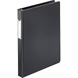 Business Source, BSN28559, Basic Round Ring Binder w/Label Holder, 1 / Each, Black