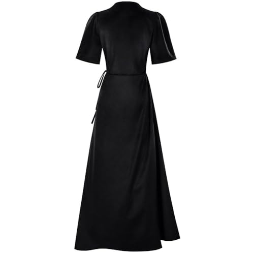 Robe cocktail noire rétro et décontractée chic pour femme moderne - 4