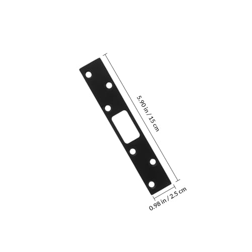 Placa de refuerzo de puerta de acero inoxidable con tornillos Angoily 3