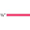 Offray 148974 5/8" Wide Single Face Satin Craft and Decorative Ribbon, 21-Foot Spool, Pink #2