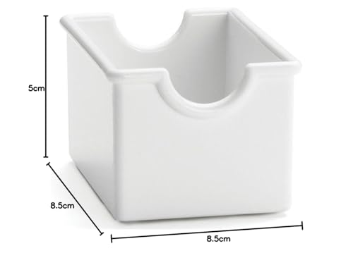SWEET HOME White container for sugar and tea cod.BR00640LU cm 8,5x6,5x5h by Varotto & Co - Image 2