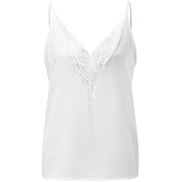 Camiseta Tirantes Encaje Elegante Top Camisola De Encaje con