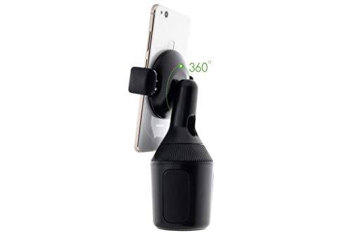 Belkin Supporto per Portabicchieri dell'Auto (Supporto da Auto per iPhone 12, 12 Pro, 12 Pro Max, 12 mini, 11, 11 Pro, 11 Pro Max, XS Max, XS, XR, X, SE, 8/8 Plus, Samsung, LG, Sony, Google ecc) - Immagine 1