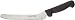 Basics P94807B 8" International Offset Sandwich Knife with Black Polypropylene Handle