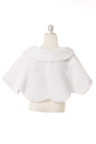 Dreamer Little Girls Toddler Long Sleeve Faux Fur Cardigan Jacket Dress Coat4