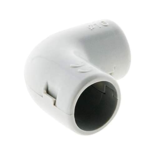 Zenitech-Lot de 5 équerres IRL Ø25mm Gris Cover