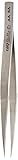 Hakko CHP AA-SA Stainless Steel Non-Magnetic Precision Tweezers, Fine Point, Tapered Tips, 5.00' Length