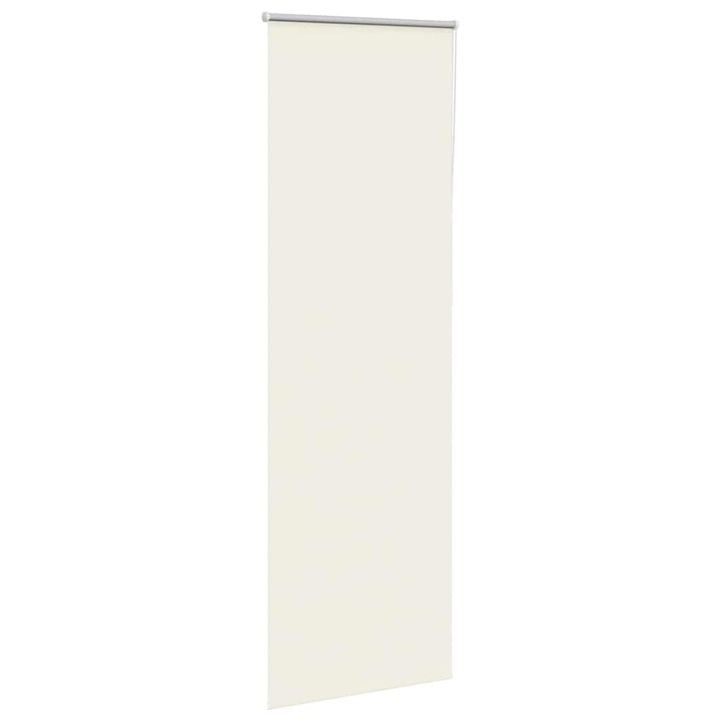 Verdunkelungsrollo, Elfenbeinfarben, 75 x 210 cm | 100 % Polyester, leicht zu reinigen, Montage ohne Bohren, Kindersicherung